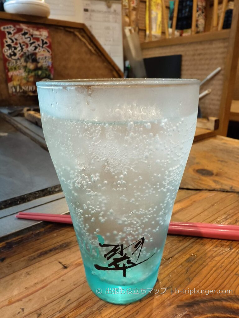 電光石火の広島焼き（筆者撮影）
