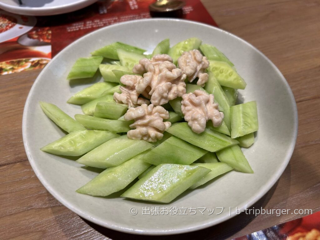 すごくおいしかったキュウリの料理